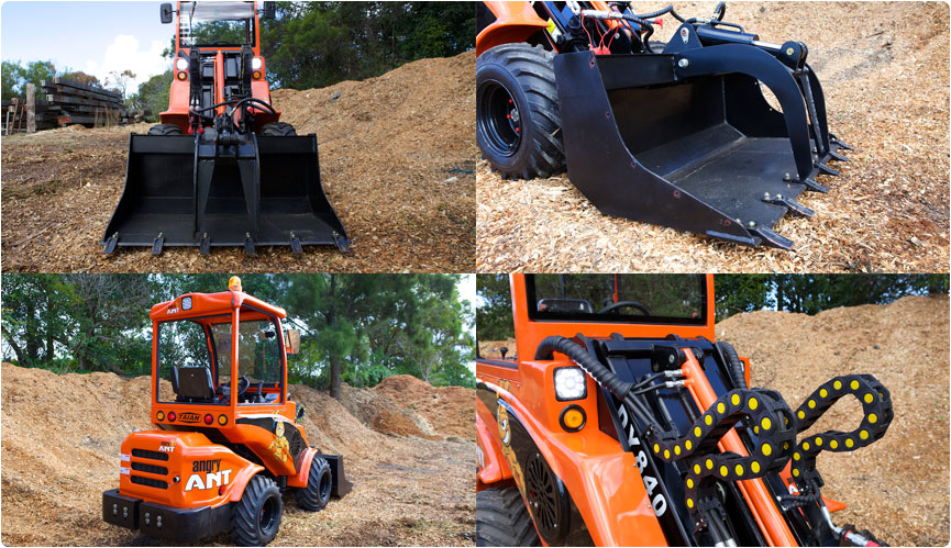 Arbor Age Magazine Test Drive Angry Ant DY840 Mini Loader